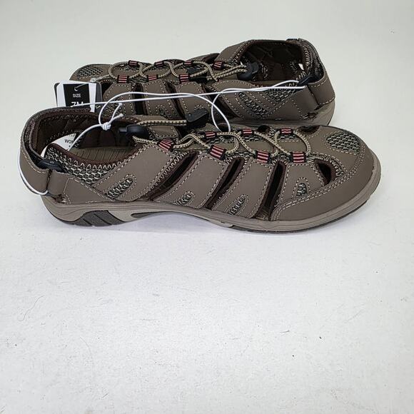 Eddie Bauer Women's Brown Blakely Bump Toe Sandals Sz 7M Hiking Walking Outdoor - Picture 5 of 8